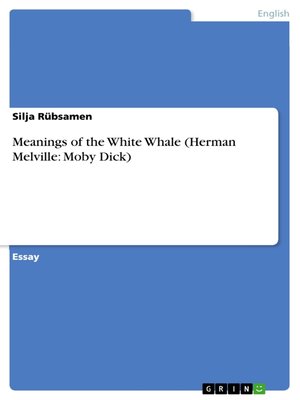 cover image of Meanings of the White Whale (Herman Melville